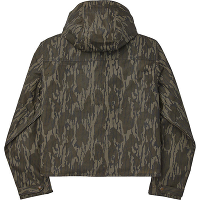 Pre-owned Filson Waterfowl Wading Jacket 20114886 Mossy Oak Bottom Land Waxed Oil Camo Cc In Green