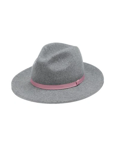 Shop Paul Smith Woman Hat Grey Size M Wool