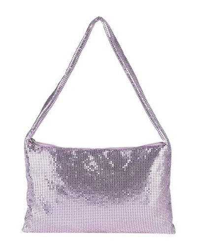 Shop Topshop Woman Handbag Lilac Size - Aluminum In Purple