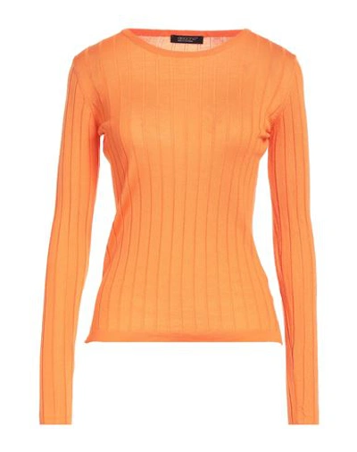 Shop Aragona Woman Sweater Apricot Size 8 Wool In Orange