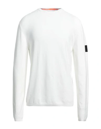 Shop Suns Man Sweater White Size Xl Viscose, Polyamide, Elastane
