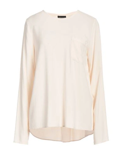 Alessia Santi Woman Blouse Beige Size 4 Viscose In Beige