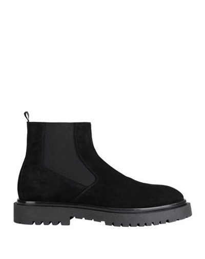 Artigiani Aurelio Giocondi Man Ankle Boots Black Size 13 Soft Leather In Black