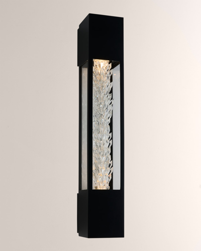 Shop Kalco Lighting Colonna Led Outdoor Wall Sconce In Matte Black
