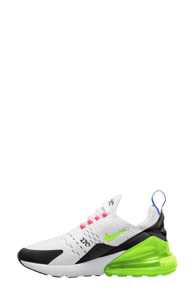 Shop Nike Air Max 270 Sneaker In White/ Volt/ Ultramarine/ Red