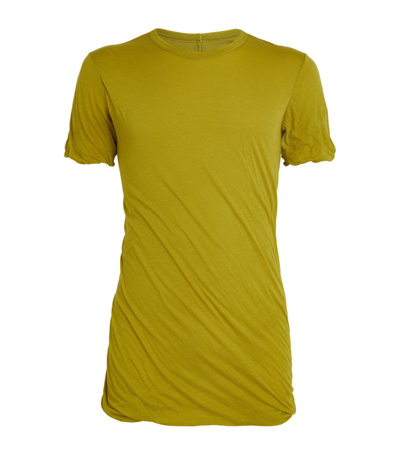Shop Rick Owens Double-layered T-shirt In Green