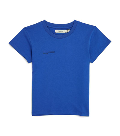 Shop Pangaia Organic Cotton Pprmint T-shirt (3-11 Years) In Blue