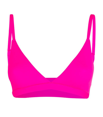 Shop Skims Fits Everybody Triangle Bralette In Pink