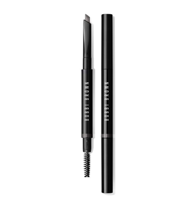 Shop Bobbi Brown Long-wear Brow Pencil In Soft Black