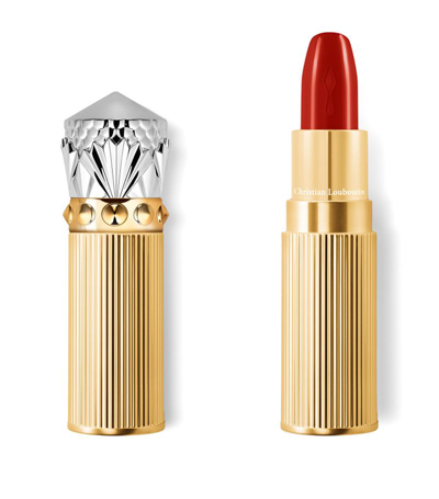 Shop Christian Louboutin Rouge Louboutin Silky Satin On The Go Lipstick In Private Red 111