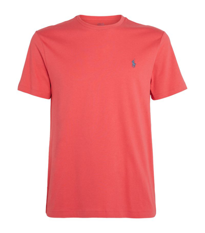 Shop Polo Ralph Lauren Cotton Polo Pony T-shirt In Red