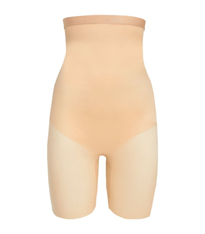 Shop Skims Barely There Mid-thigh Shorts In Nude