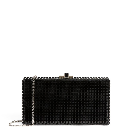 Shop Judith Leiber Sleek Rectangle Clutch Bag In Black