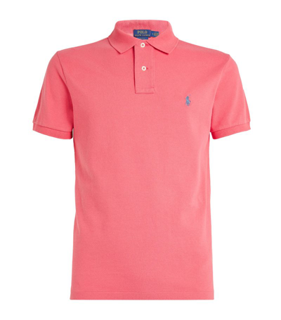 Shop Polo Ralph Lauren Cotton Polo Shirt In Red