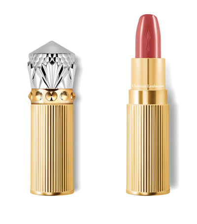 Shop Christian Louboutin Rouge Louboutin Silky Satin On The Go Lipstick In Belly Bloom 011
