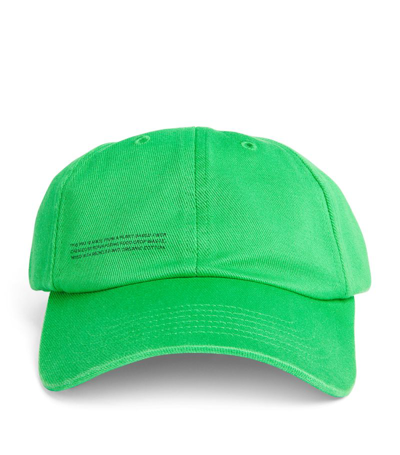 Shop Pangaia Canvas Baseball Cap In Green