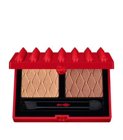 Shop Christian Louboutin Abracadabra Le Duo Eyeshadow Palette In Hot Nudes Chick