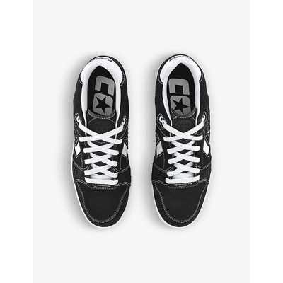 Shop Converse Men's Black White Gum As-1 Pro Brand-embossed Suede Low-top Trainers