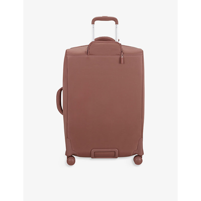 Shop Lipault Rosewood Plume Long-trip Woven Suitcase