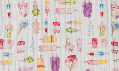 Little Unicorn Cotton Muslin Quilted Throw In Brain Freeze