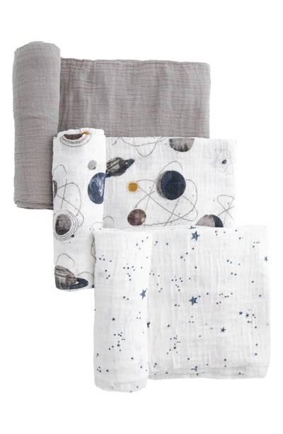 Little Unicorn 3-pack Muslin Swaddle Blanket In Planetary 2