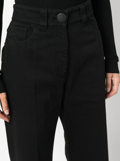 Shop Christian Wijnants Wide-leg Jeans In Black