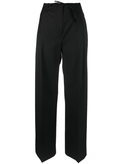 Shop Christian Wijnants Wide-leg Trousers In Black