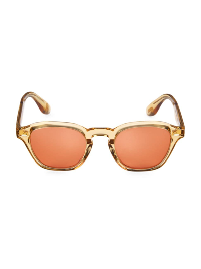 Shop Brunello Cucinelli Women's  X Oliver Peoples 48mm Square Sunglasses In Champagne