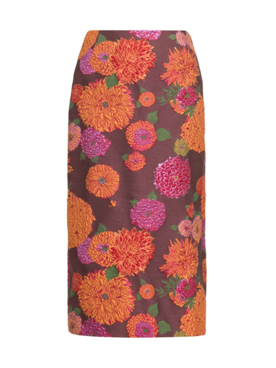 Shop La Doublej Women's Edition 33 Jacquard Pencil Skirt In Jacquard Gyn