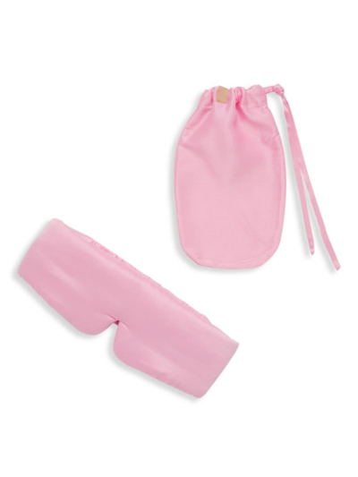 Shop Lunya Women's Elasticized Silk Sleep Mask In Etude Pink