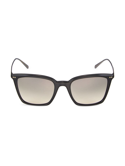 Shop Brunello Cucinelli Women's  X Oliver Peoples 52mm Square Sunglasses In Black