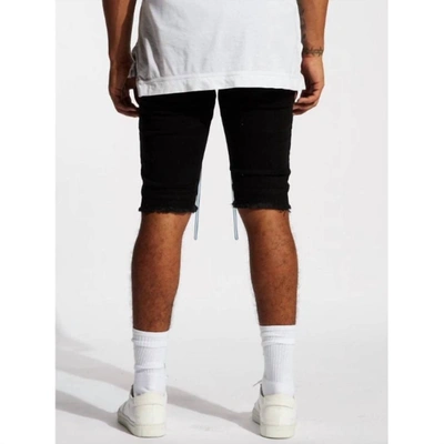 Lifted Anchors Men's Aphex Puff Print Denim Short In Black In Black