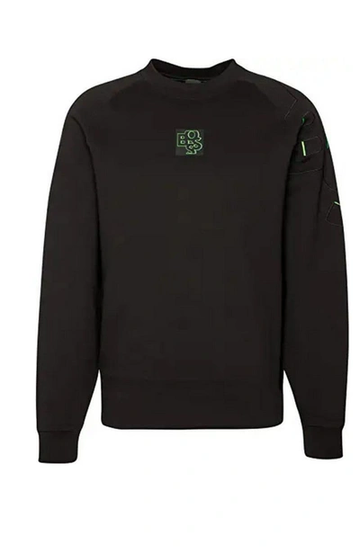 Hugo Boss Sovered Sweatshirt In Black