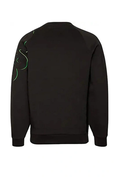 HUGO BOSS SOVERED SWEATSHIRT IN BLACK 