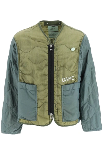 Shop Oamc 'peacemaker' Quilted Liner Jacket