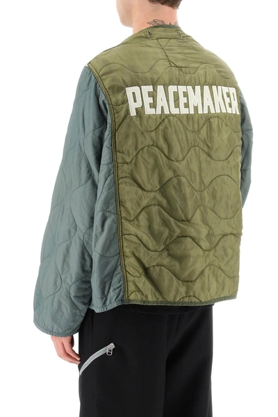 Shop Oamc 'peacemaker' Quilted Liner Jacket