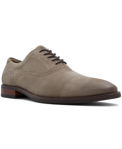 Shop Aldo Men's Ayton Lace-up Oxford Shoes In Dark Beige