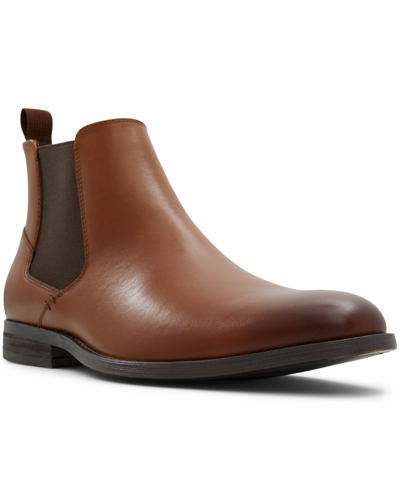 Shop Aldo Men's Collen Slip-on Boots In Cognac