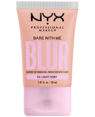 Shop Nyx Professional Makeup Bare With Me Blur Tint Foundation In Light Ivory