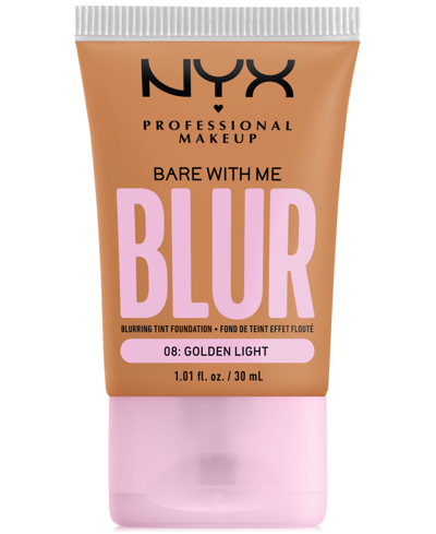 Shop Nyx Professional Makeup Bare With Me Blur Tint Foundation In Golden Light
