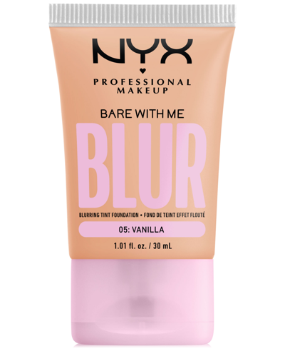 Shop Nyx Professional Makeup Bare With Me Blur Tint Foundation In Vanilla