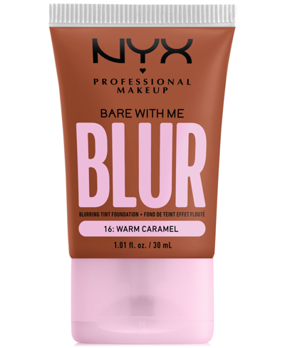 Nyx Professional Makeup Bare With Me Blur Tint Foundation In Warm Caramel