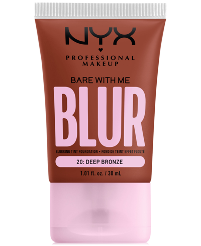 Shop Nyx Professional Makeup Bare With Me Blur Tint Foundation In Deep Bronze