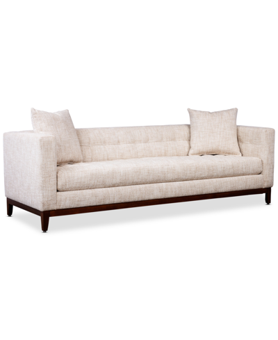 Shop Furniture Bannard 92" Fabric Estate Sofa, Created For Macy's In Oatmeal