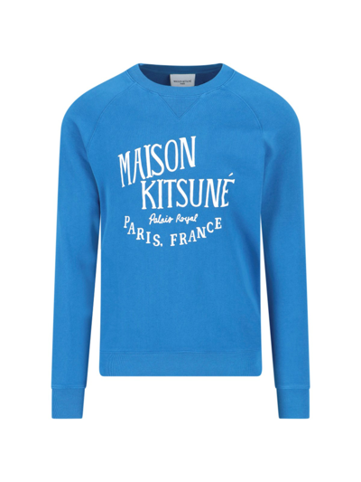 Shop Maison Kitsuné Palais Royal' Sweatshirt In Blue