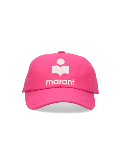 Shop Isabel Marant 'tyron' Baseball Hat In Pink
