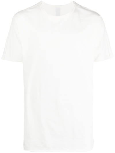 Shop Isaac Sellam Experience Logo-patch Organic Cotton T-shirt In Nude