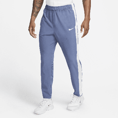Shop Nike Men's Court Advantage Tennis Pants In Blue