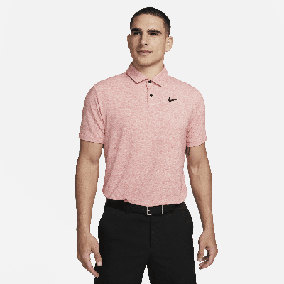 Shop Nike Men's Dri-fit Tour Golf Polo In Red