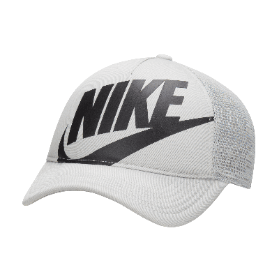 Shop Nike Rise Kids' Structured Trucker Cap In Grey
